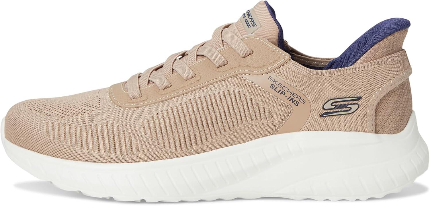 imageSkechers Mens Hands Free Slipins Squad Chaos Solid StepTaupe