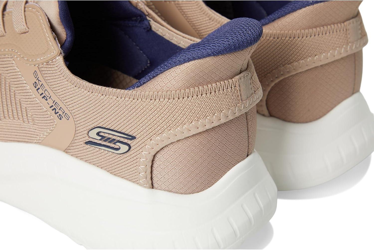 imageSkechers Mens Hands Free Slipins Squad Chaos Solid StepTaupe