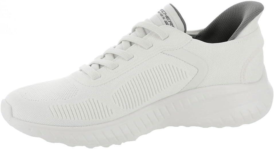 imageSkechers Mens Hands Free Slipins Squad Chaos Solid StepWhite