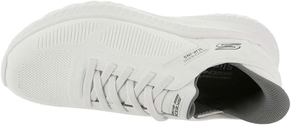 imageSkechers Mens Hands Free Slipins Squad Chaos Solid StepWhite