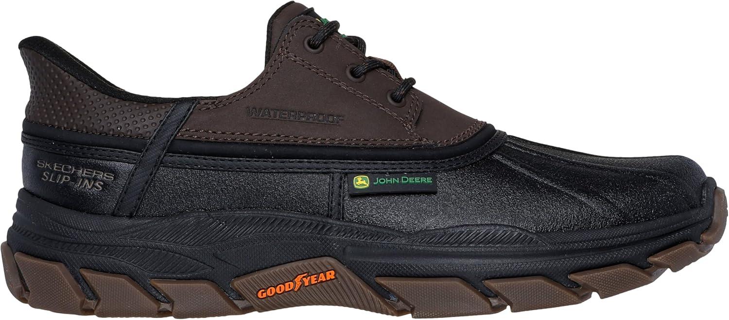 imageSkechers Mens JDW Respected Tanzier Rain ShoeBlackBrown