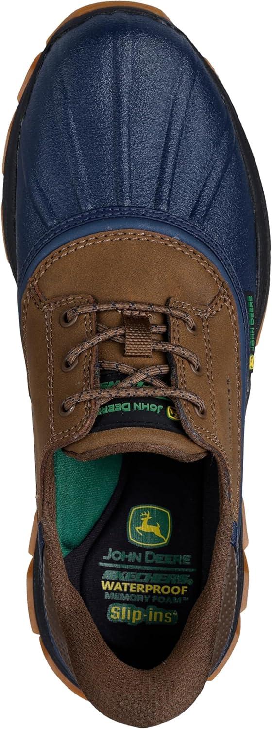 imageSkechers Mens JDW Respected Tanzier Rain ShoeNavyTan