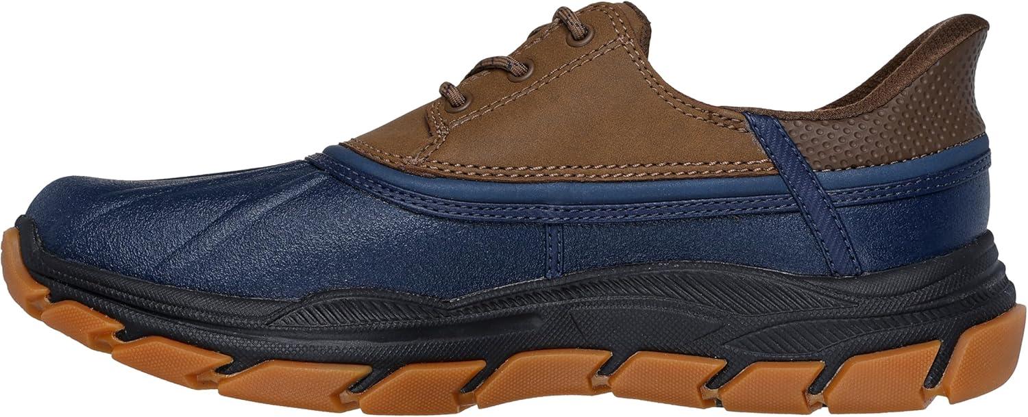 imageSkechers Mens JDW Respected Tanzier Rain ShoeNavyTan
