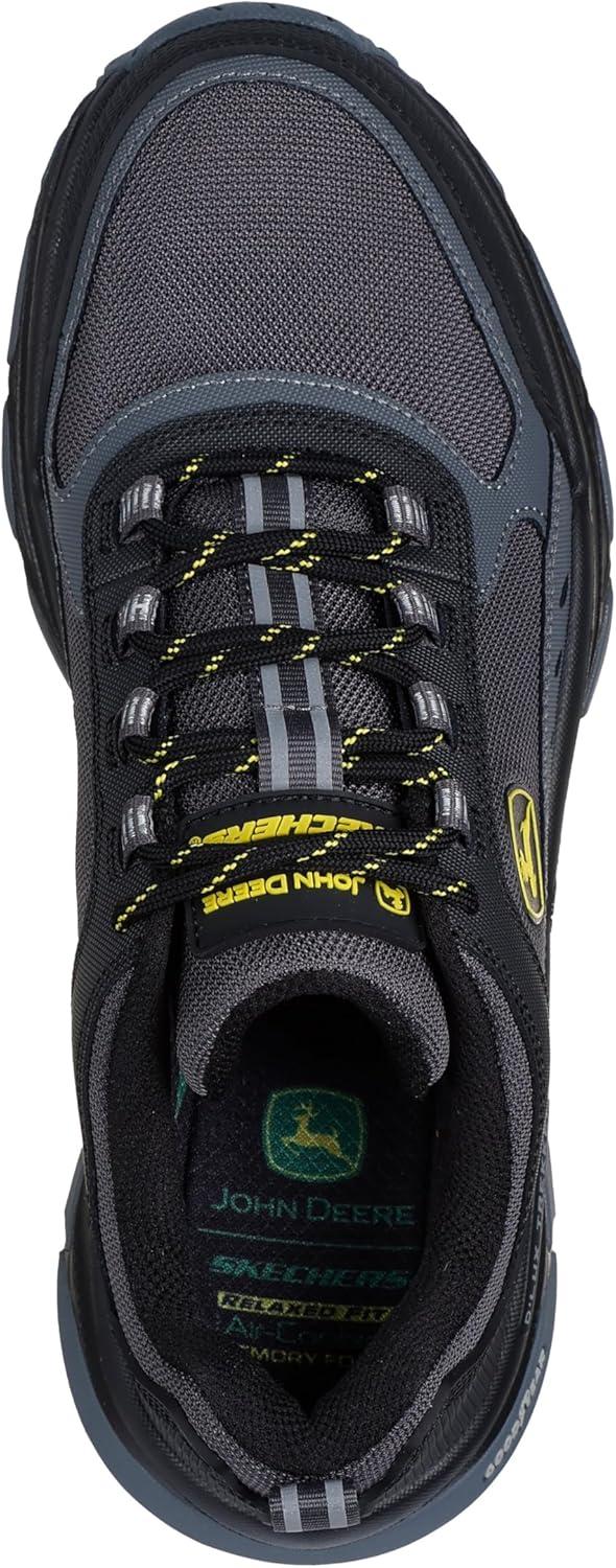 imageSkechers Mens John Deere Dlux Trekker Soundguard Lace UpBlack Charcoal