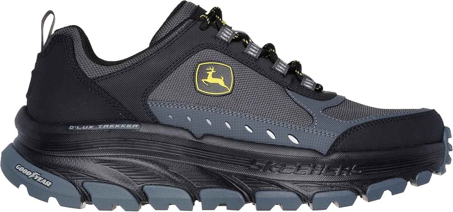 imageSkechers Mens John Deere Dlux Trekker Soundguard Lace UpBlack Charcoal