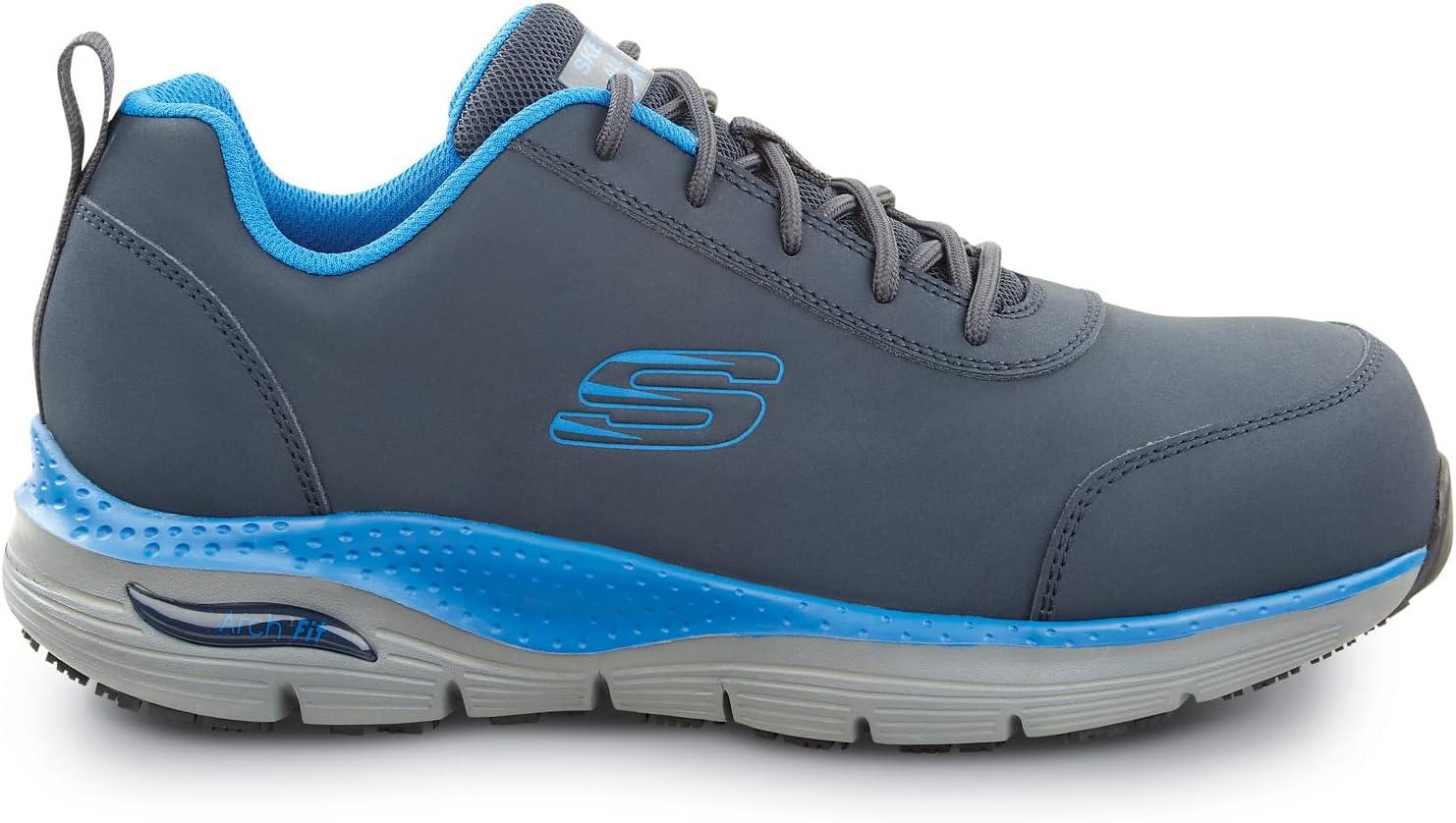 imageSkechers Mens Lace Up Safety Arch Fit Sr Comp ToeNavy Blue