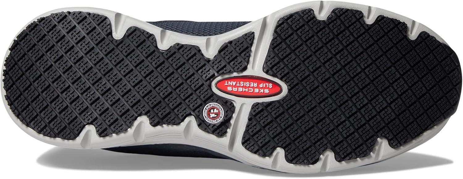 imageSkechers Mens Lace Up Safety Arch Fit Sr Comp ToeNavygrey