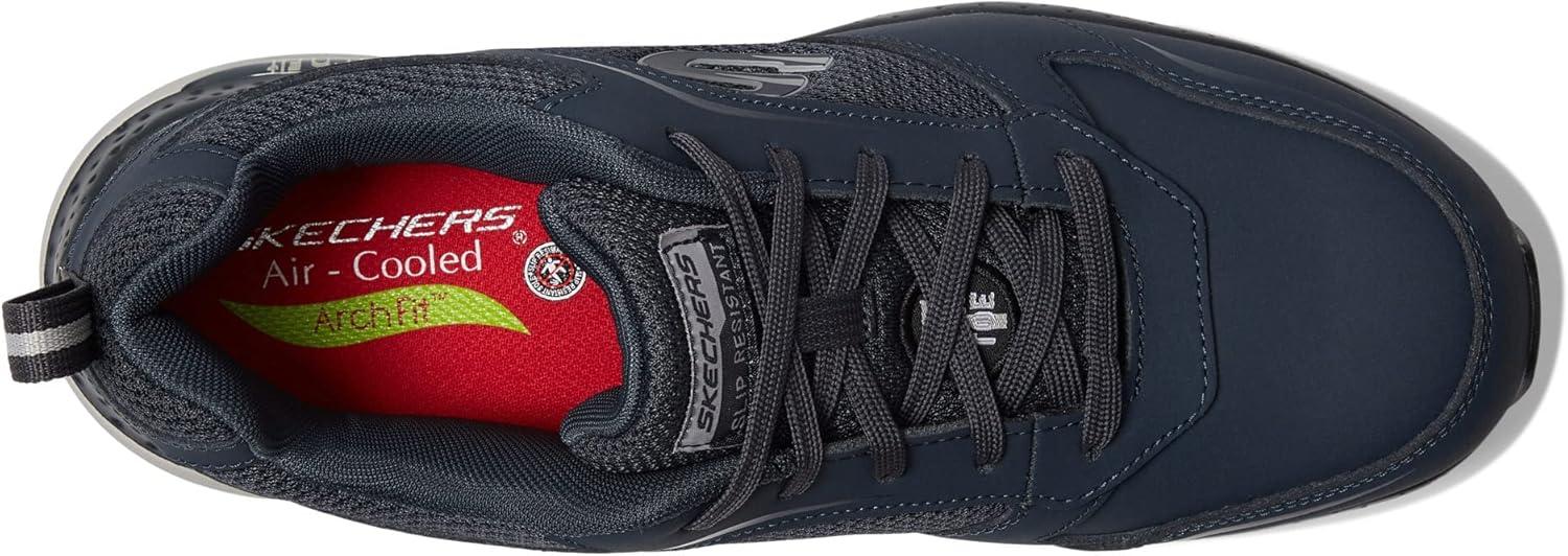 imageSkechers Mens Lace Up Safety Arch Fit Sr Comp ToeNavygrey