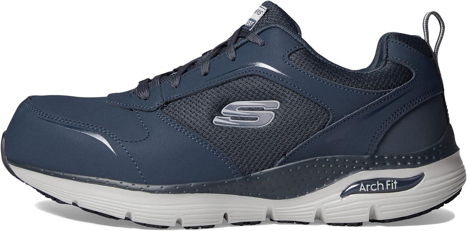imageSkechers Mens Lace Up Safety Arch Fit Sr Comp ToeNavygrey