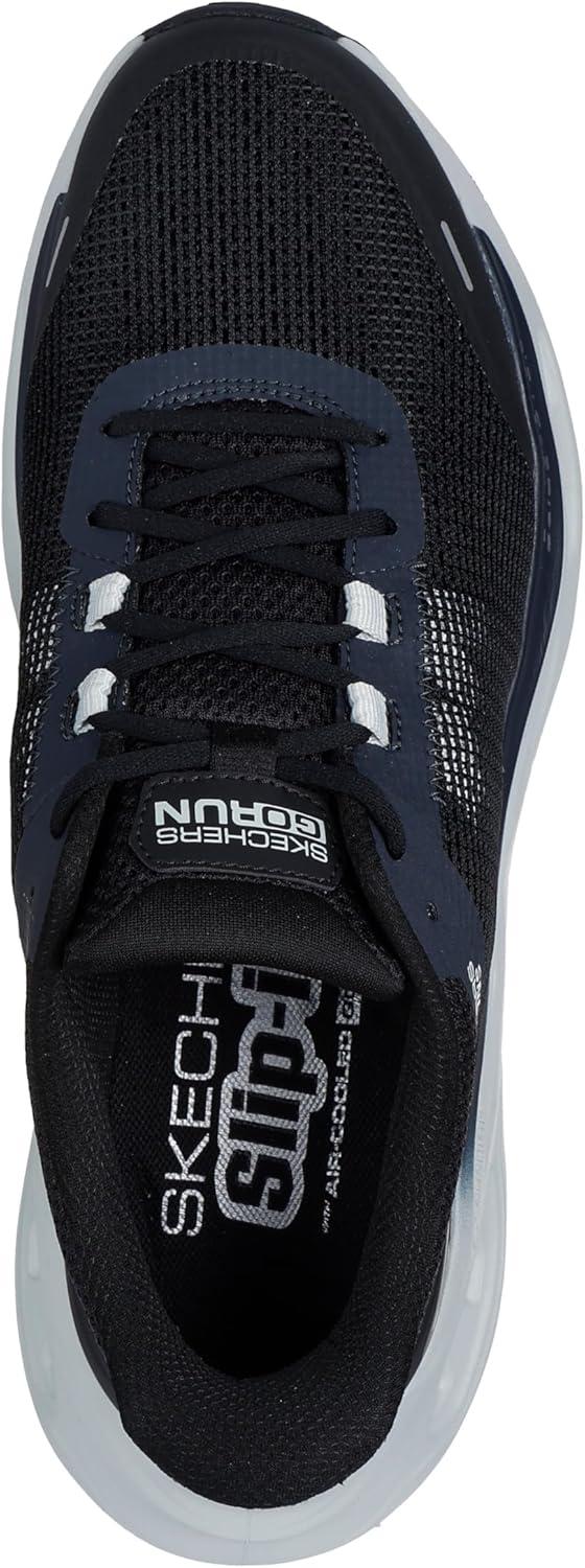 imageSkechers Mens Max Cushioning Glide Step Aberdeen Hands Free SlipinsBlackGrey