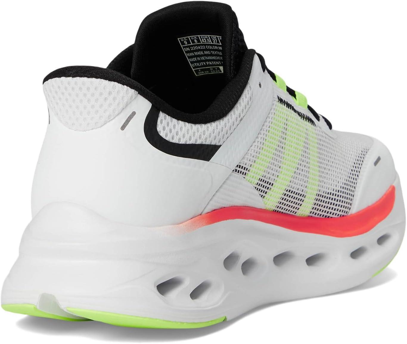 imageSkechers Mens Max Cushioning Glide Step Aberdeen Hands Free SlipinsWhiteMulti