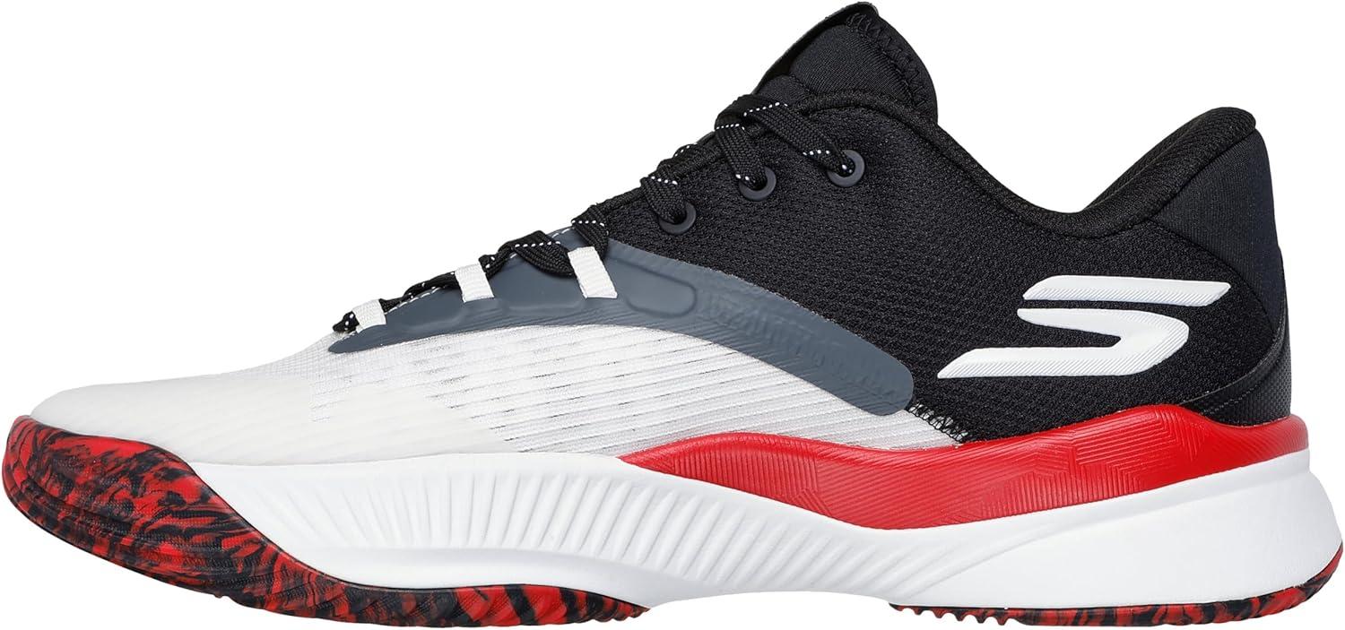 imageSkechers Mens Mens Basketball Skx NexusWhiteBlackRed