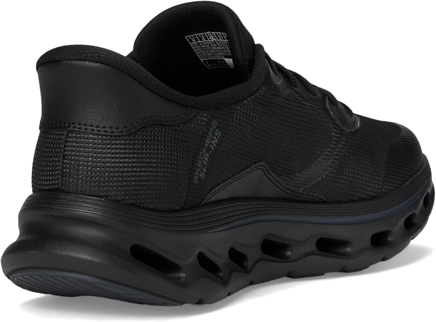 imageSkechers Mens Mens Hands Free Slipins Go Walk GlideStep 20 Zac SneakerBlackBlack