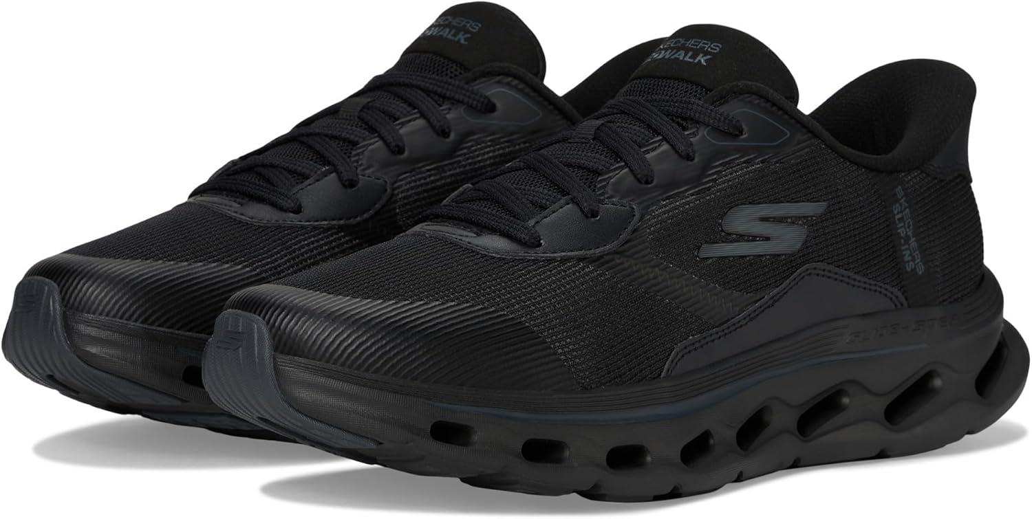 imageSkechers Mens Mens Hands Free Slipins Go Walk GlideStep 20 Zac SneakerBlackBlack