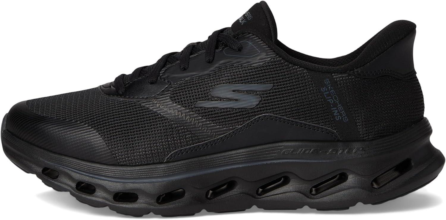 imageSkechers Mens Mens Hands Free Slipins Go Walk GlideStep 20 Zac SneakerBlackBlack