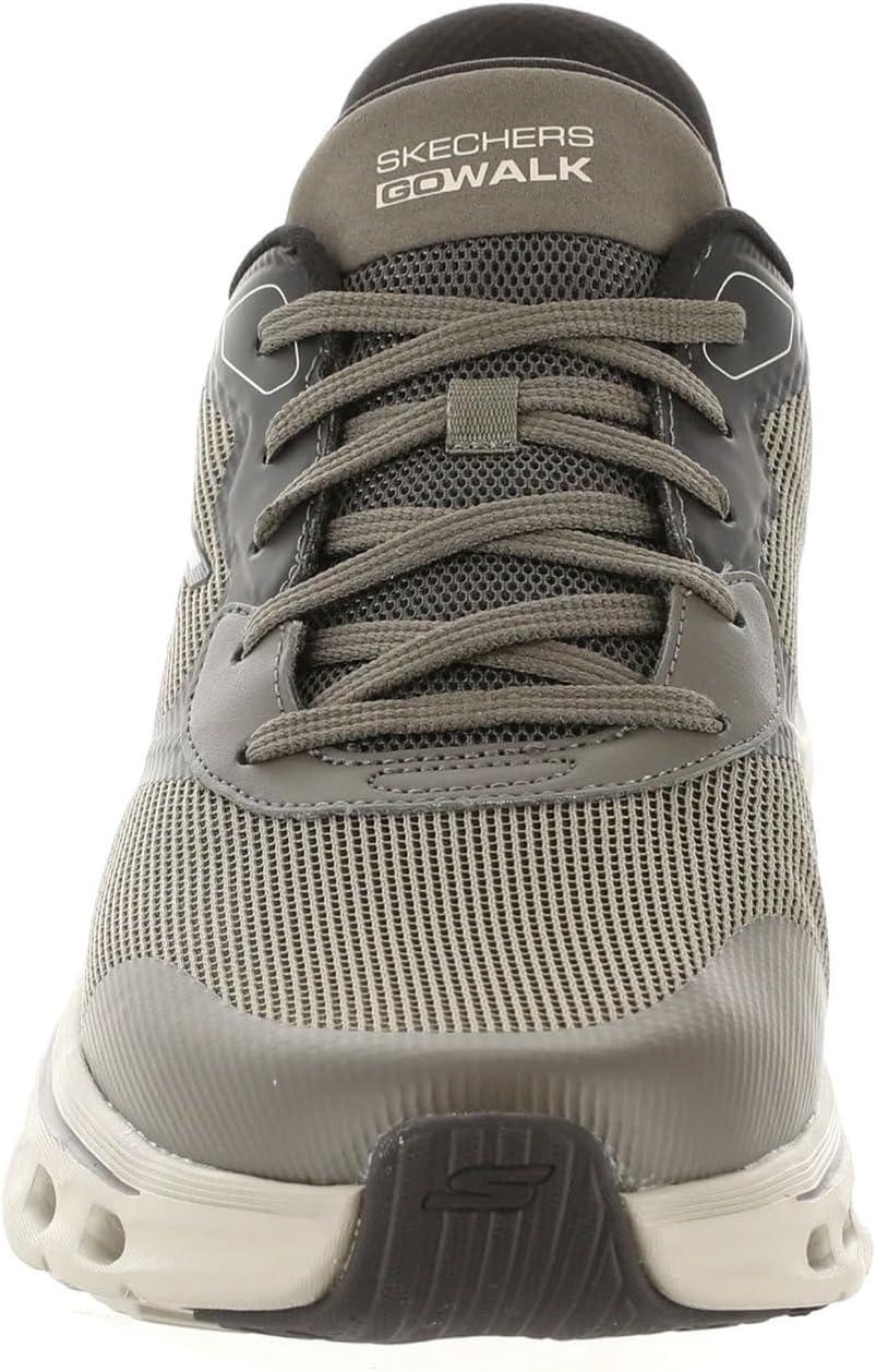imageSkechers Mens Mens Hands Free Slipins Go Walk GlideStep 20 Zac SneakerDark Taupe