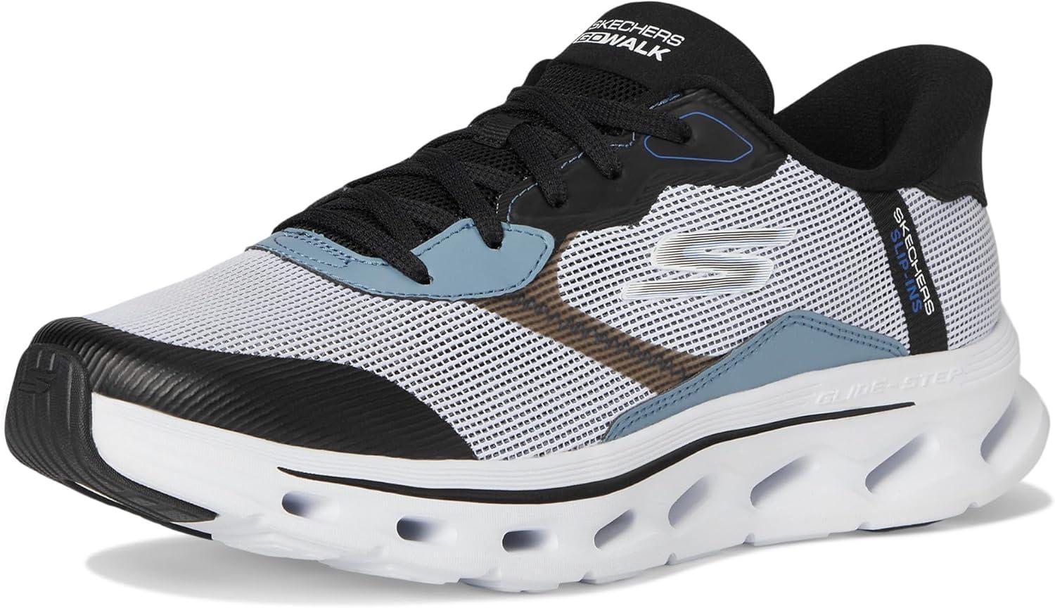 imageSkechers Mens Mens Hands Free Slipins Go Walk GlideStep 20 Zac SneakerWhiteBlack