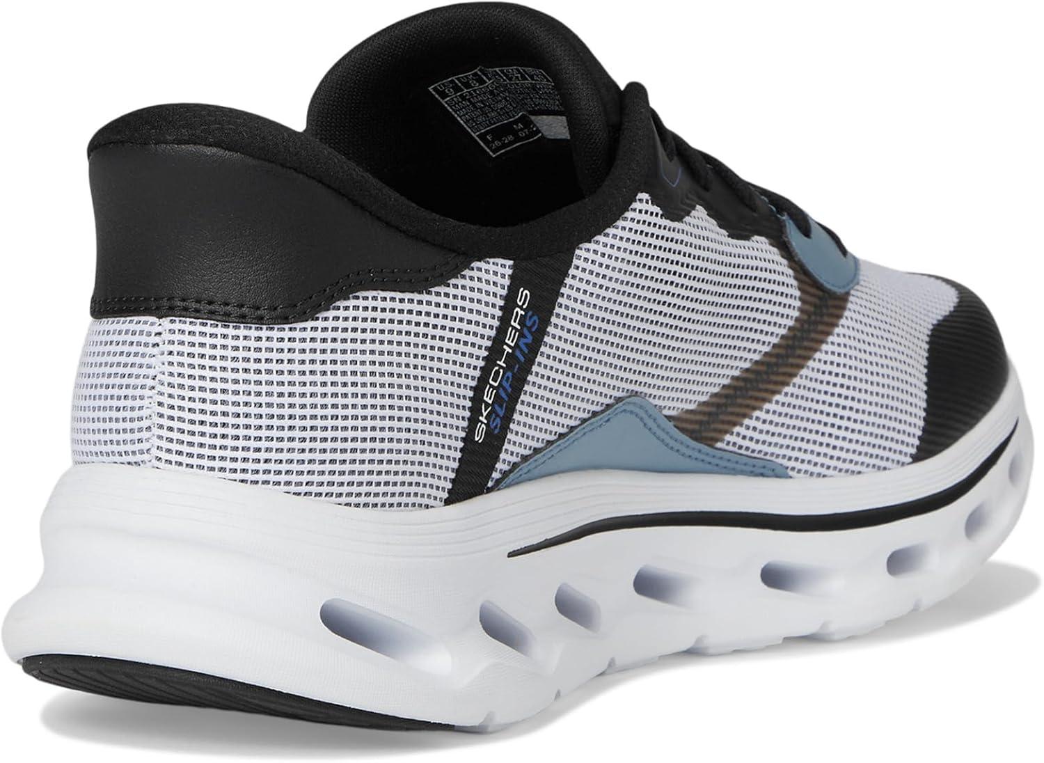 imageSkechers Mens Mens Hands Free Slipins Go Walk GlideStep 20 Zac SneakerWhiteBlack