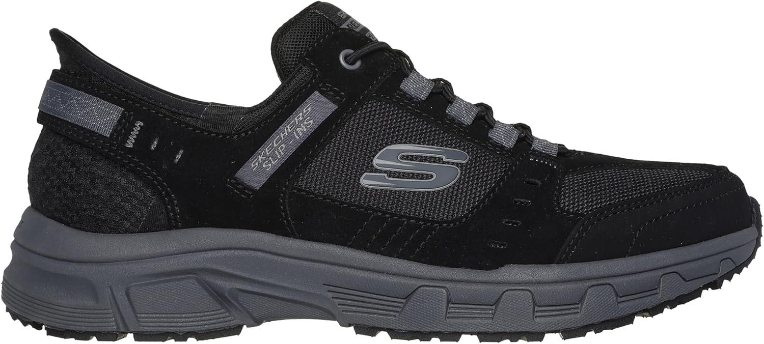 imageSkechers Mens Oak Canyon Consistent Winne Hands Free SlipinBlackCharcoal