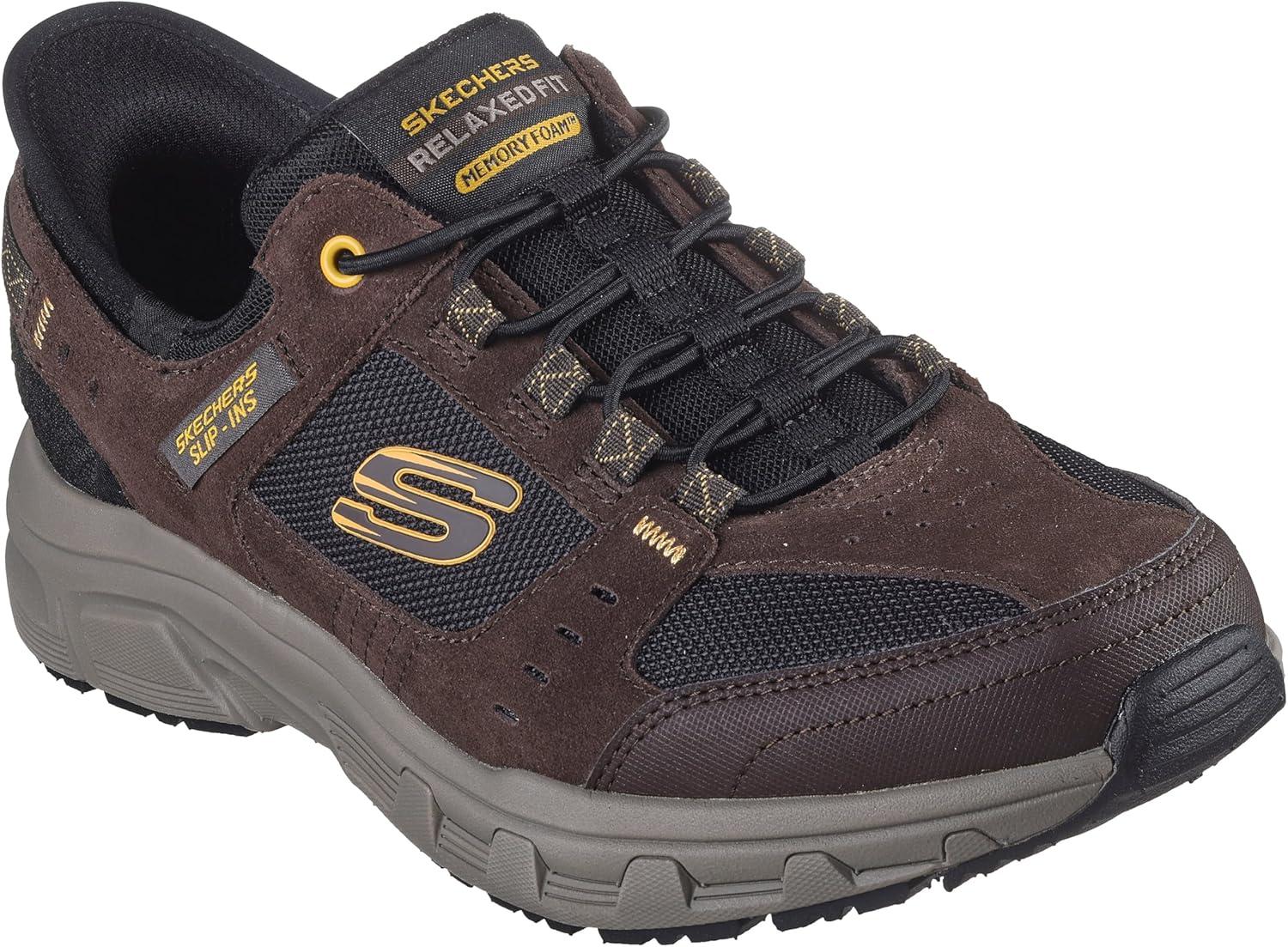 imageSkechers Mens Oak Canyon Consistent Winne Hands Free SlipinBrownBlack