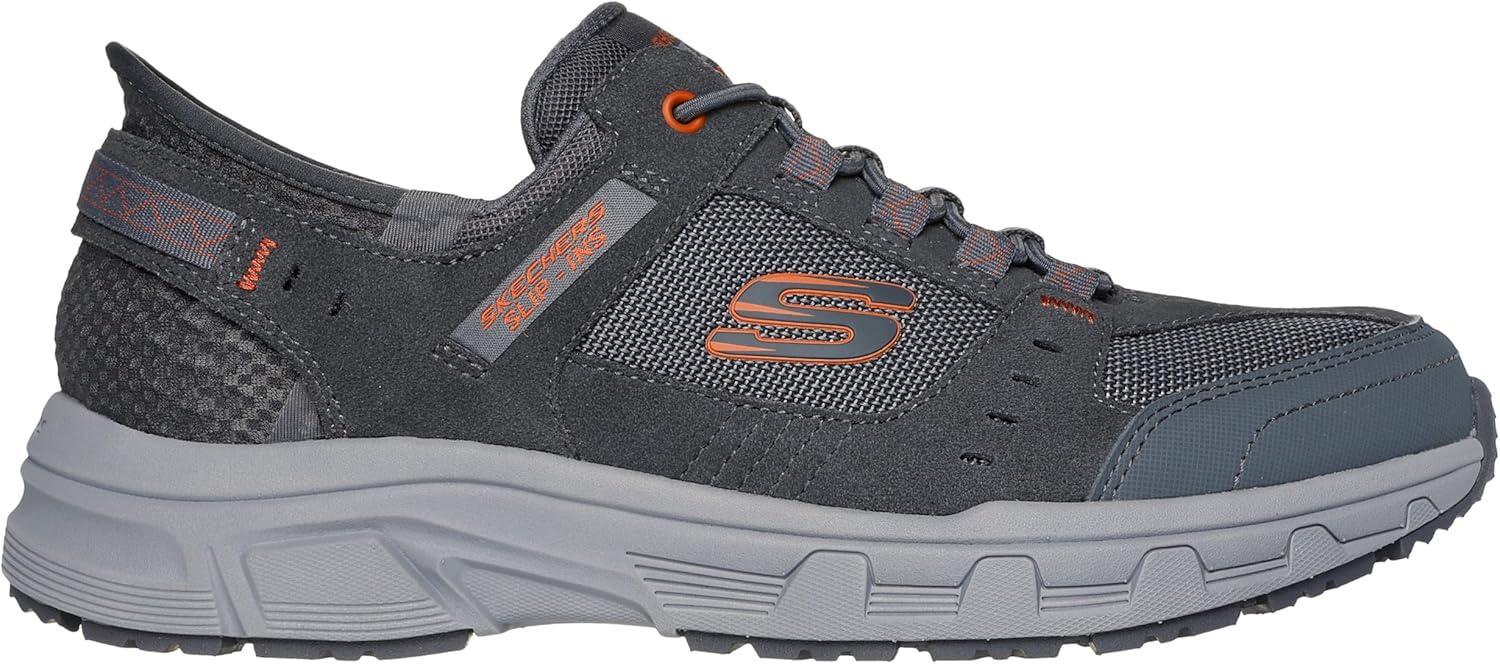 imageSkechers Mens Oak Canyon Consistent Winne Hands Free SlipinGrayOrange