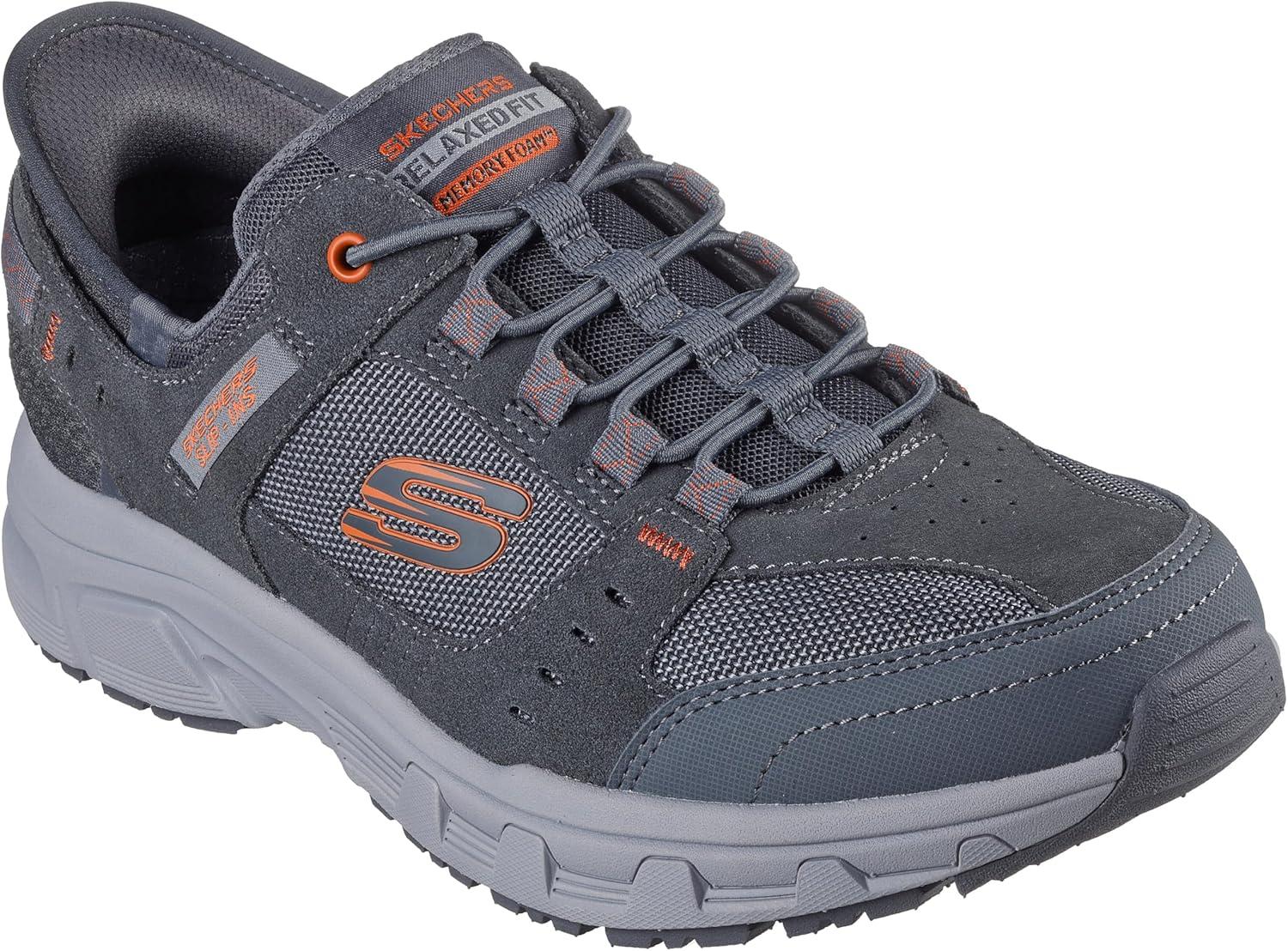 imageSkechers Mens Oak Canyon Consistent Winne Hands Free SlipinGrayOrange