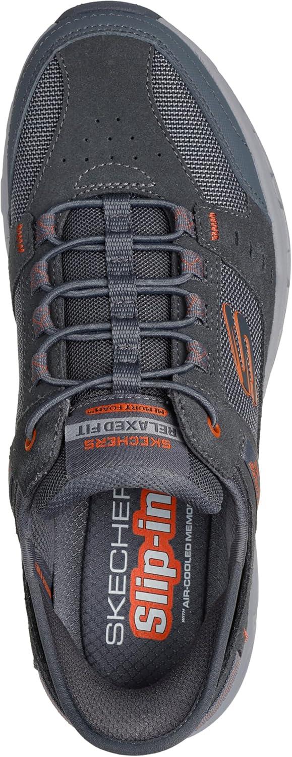 imageSkechers Mens Oak Canyon Consistent Winne Hands Free SlipinGrayOrange