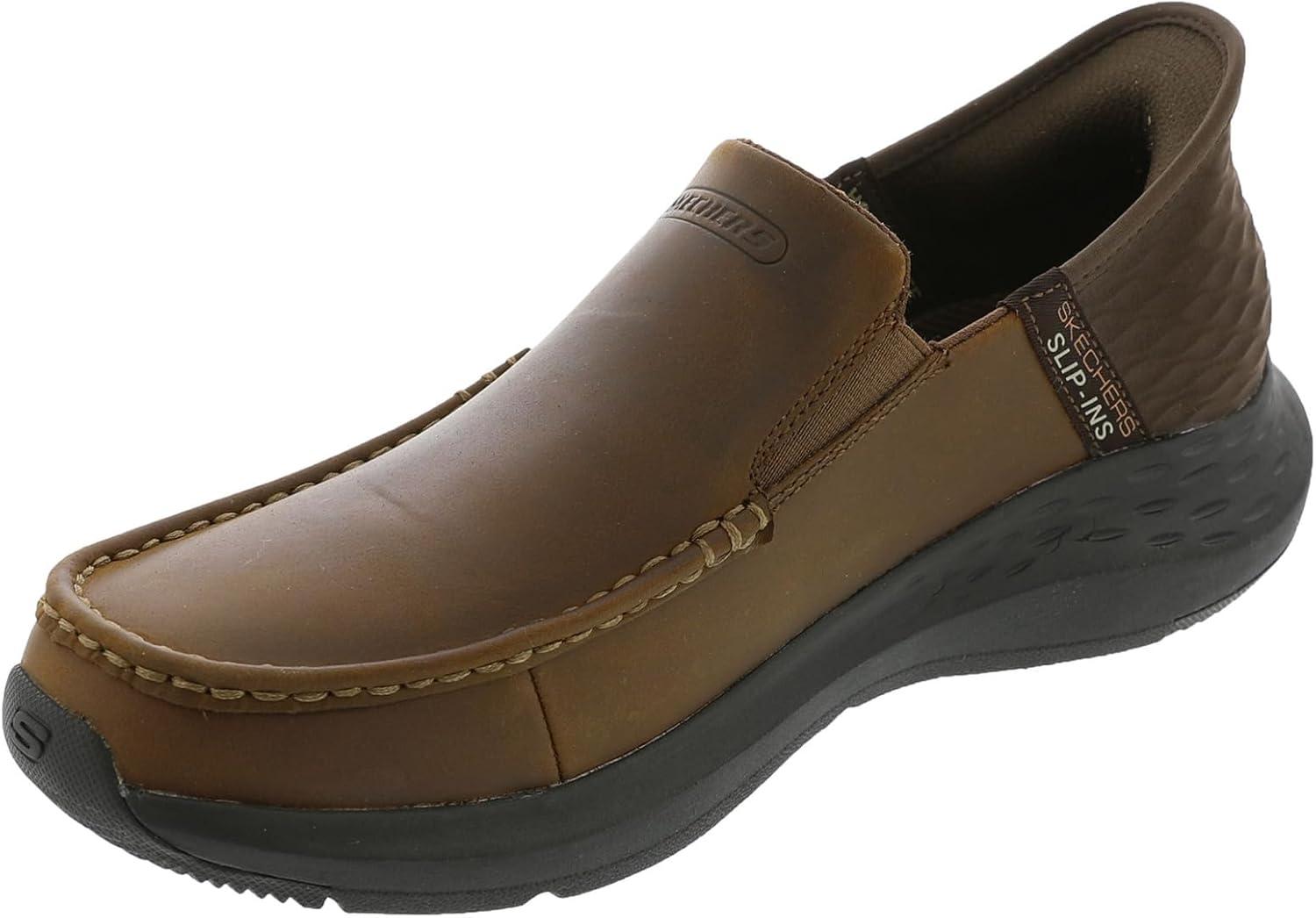 imageSkechers Mens Parson Oswin Slipin LoafersBrown