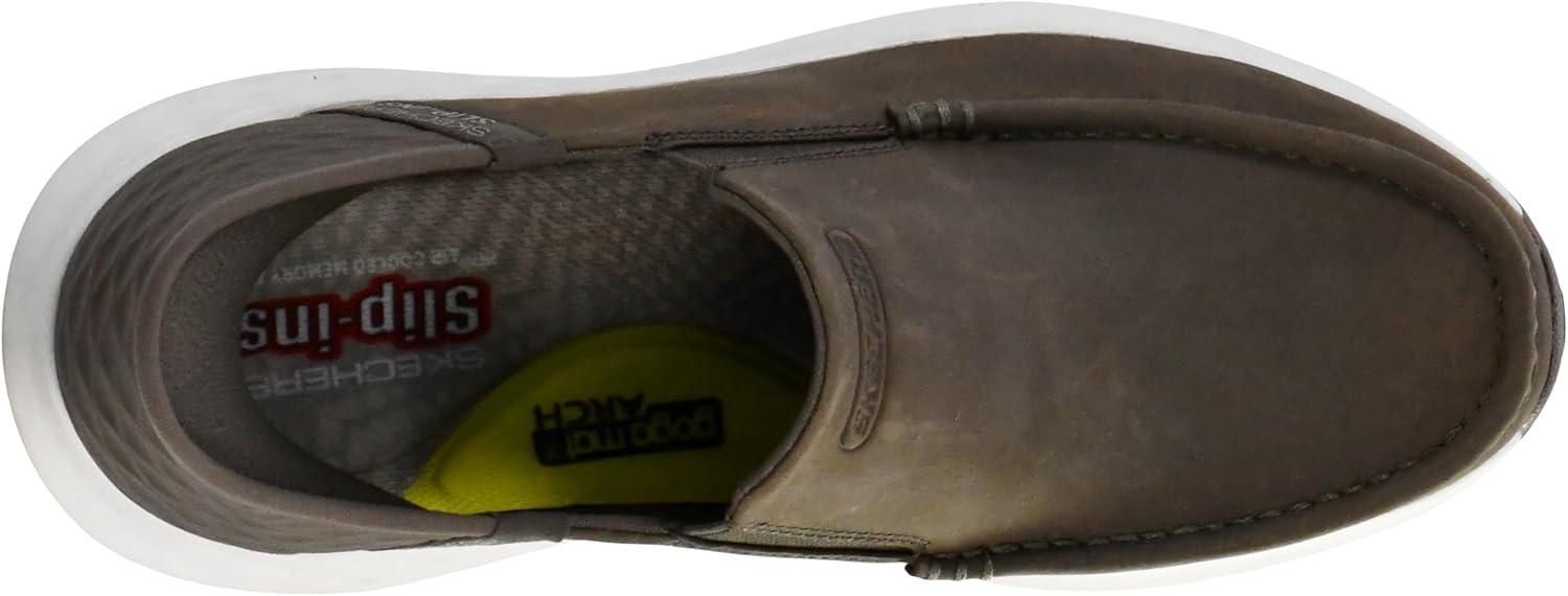 imageSkechers Mens Parson Oswin Slipin LoafersTaupe