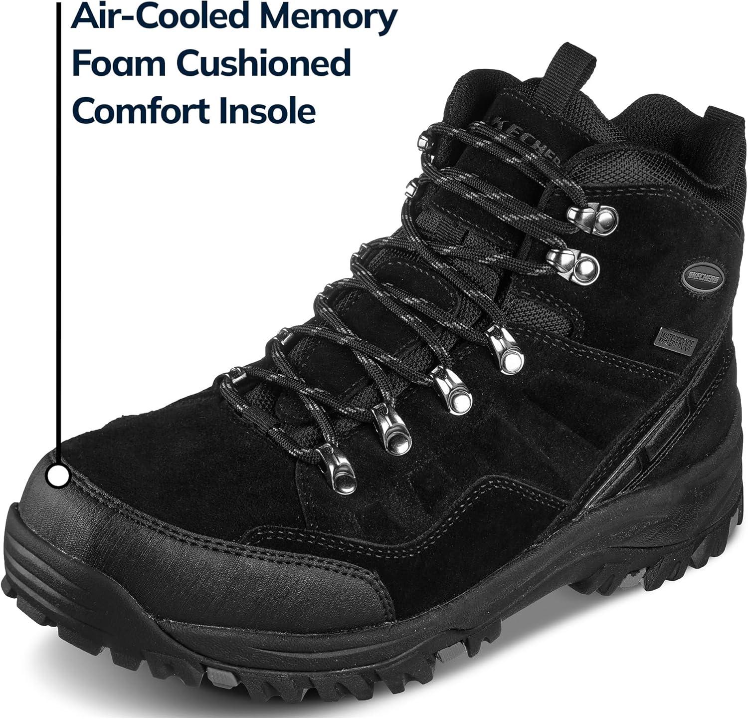imageSkechers Mens Relment Pelmo Hiking BootsBlack