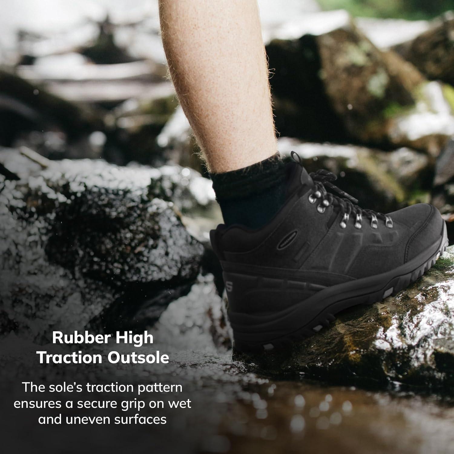 imageSkechers Mens Relment Pelmo Hiking BootsBlack