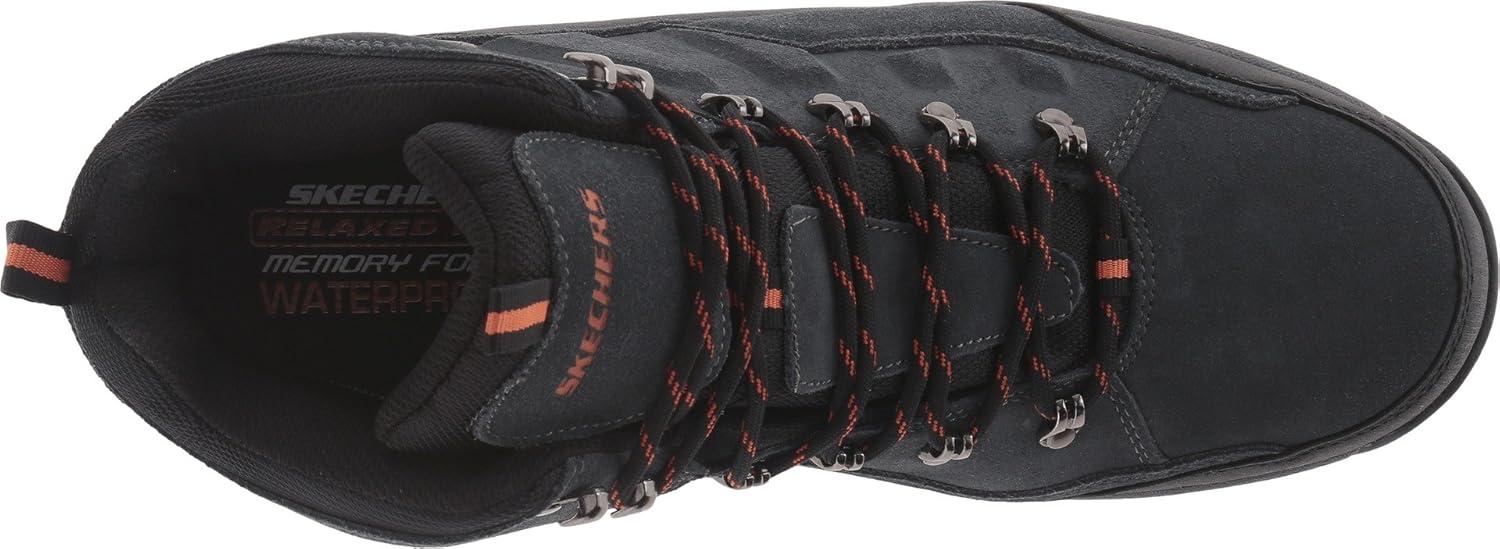 imageSkechers Mens Relment Pelmo Hiking BootsGray Suede