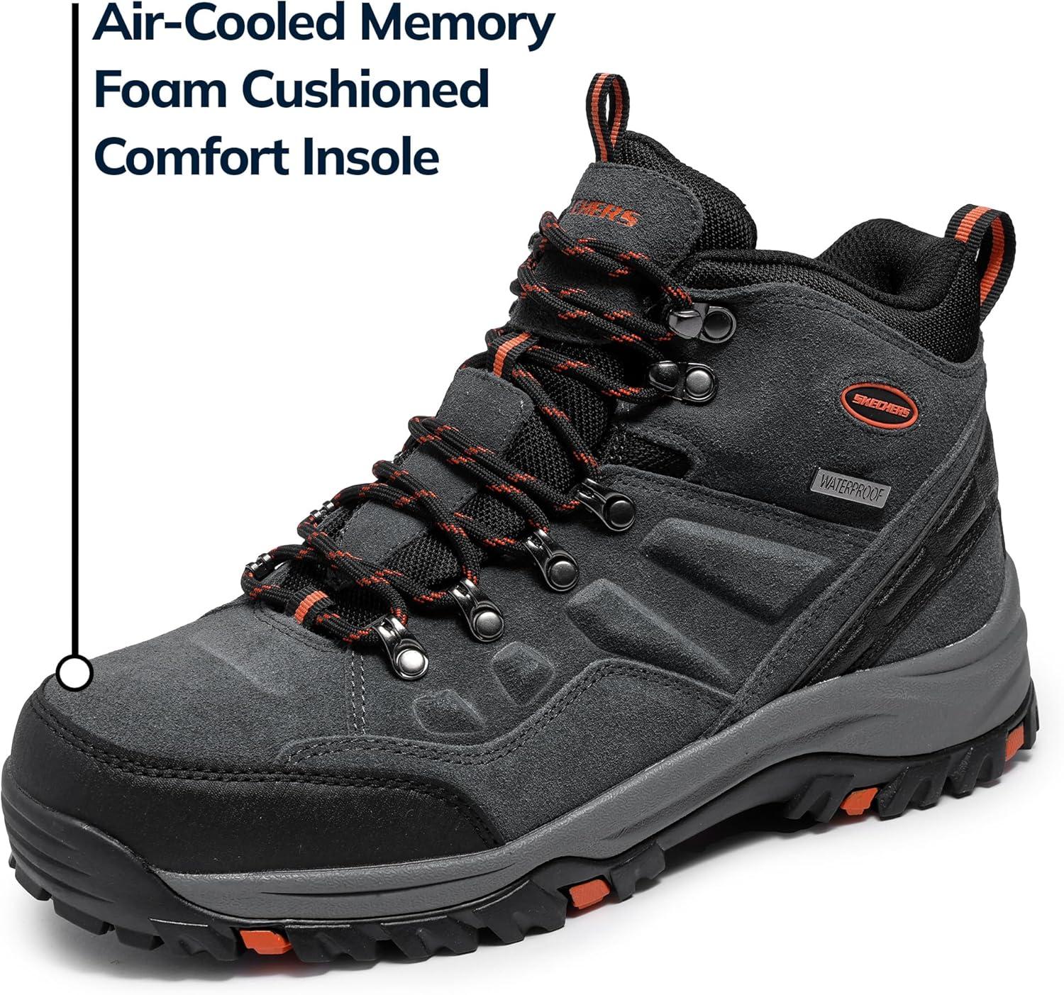 imageSkechers Mens Relment Pelmo Hiking BootsGrey