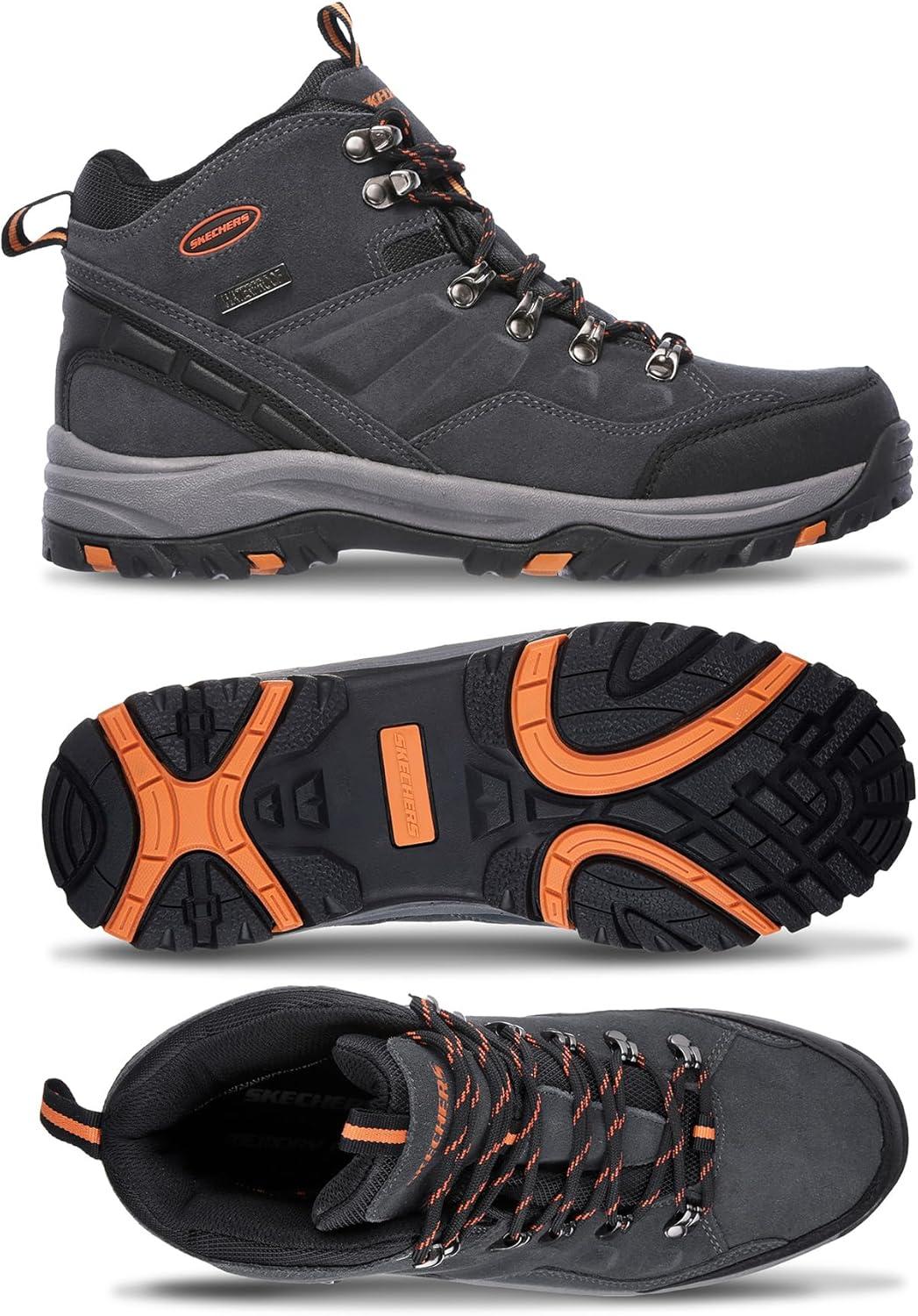 imageSkechers Mens Relment Pelmo Hiking BootsGrey