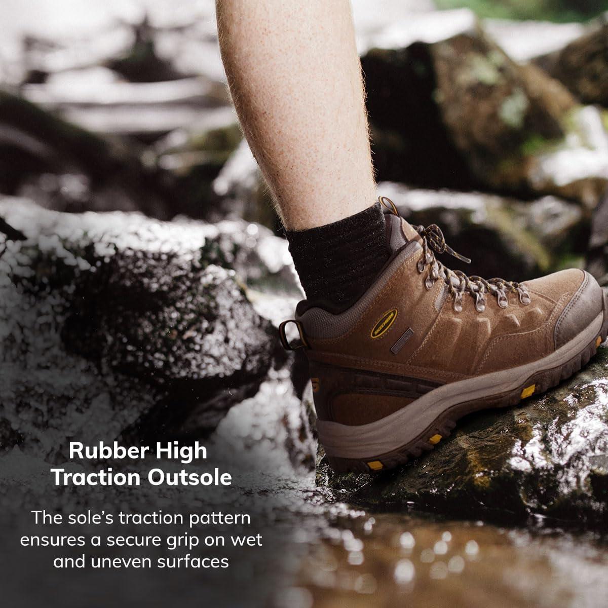 imageSkechers Mens Relment Pelmo Hiking BootsKhaki