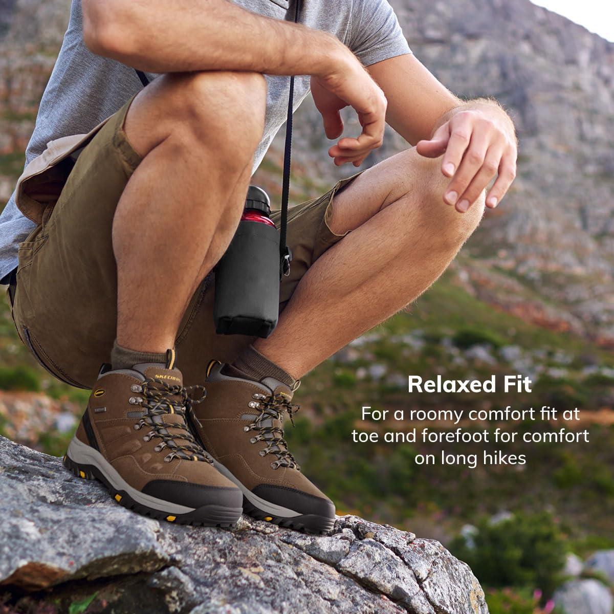 imageSkechers Mens Relment Pelmo Hiking BootsKhaki