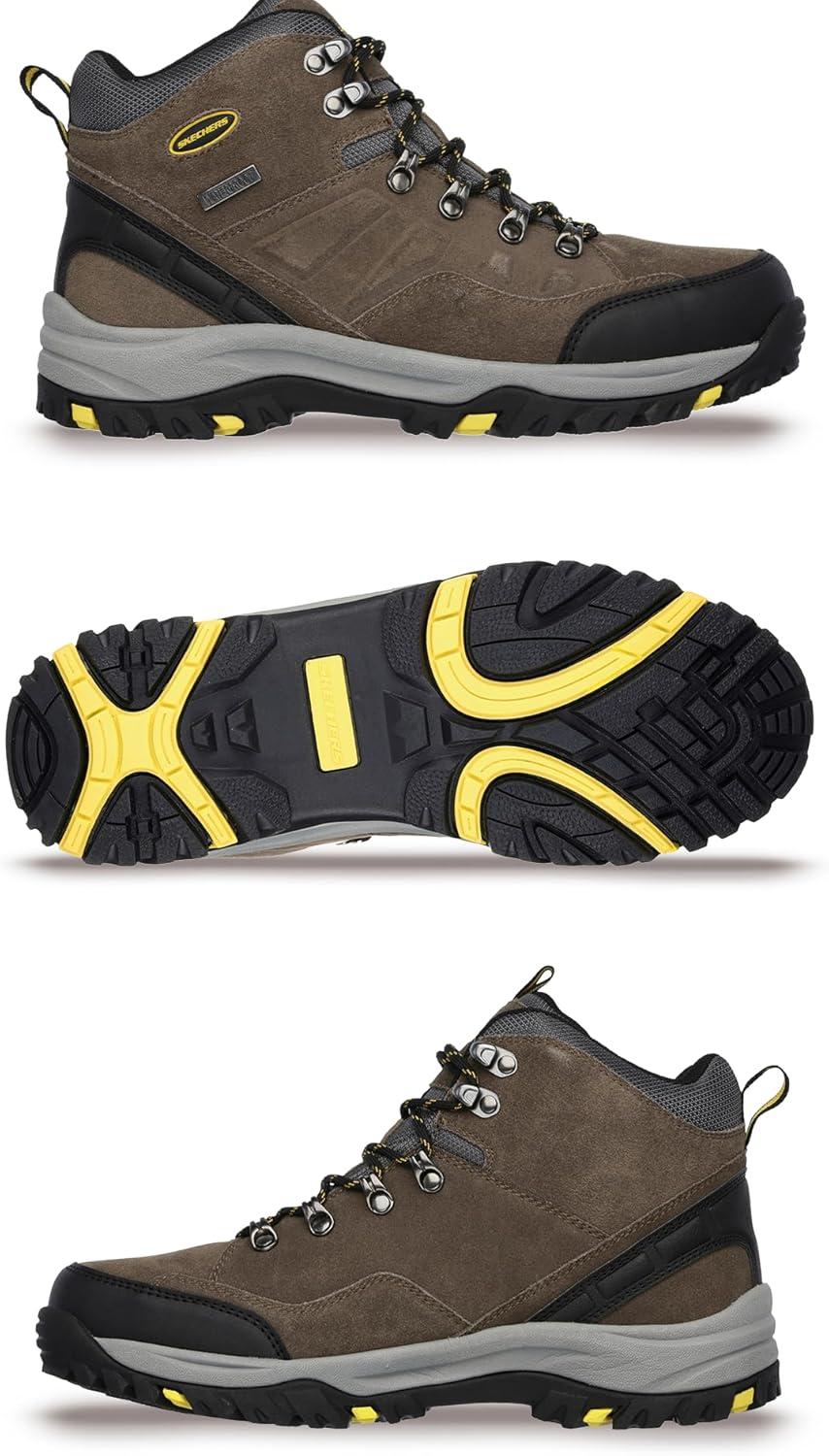 imageSkechers Mens Relment Pelmo Hiking BootsKhaki