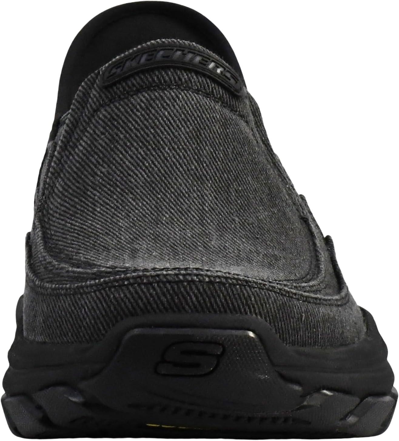 imageSkechers Mens Respected Holmgren SlipinBlackBlack