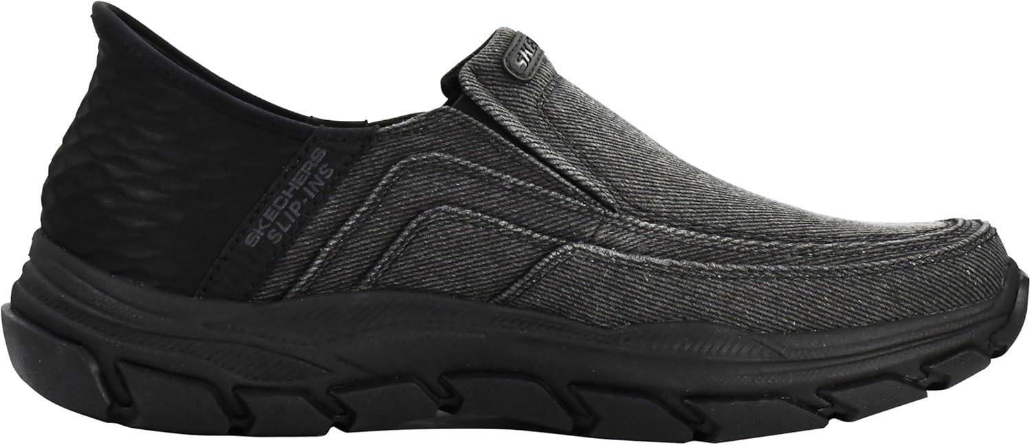 imageSkechers Mens Respected Holmgren SlipinBlackBlack