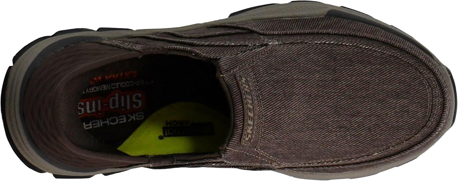imageSkechers Mens Respected Holmgren SlipinBrown