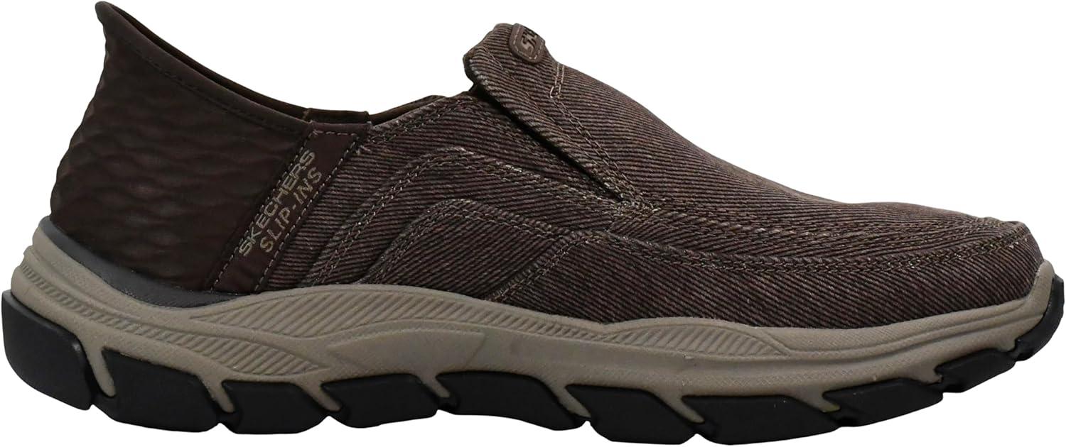 imageSkechers Mens Respected Holmgren SlipinBrown