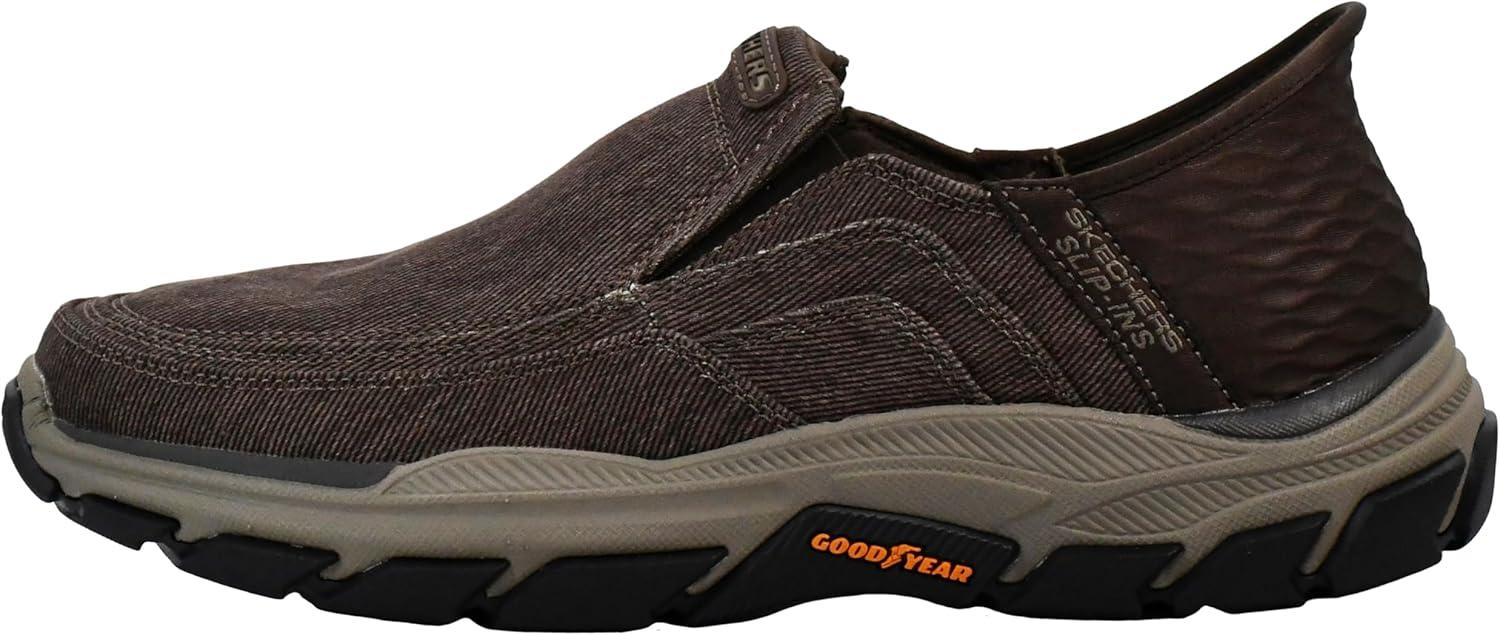 imageSkechers Mens Respected Holmgren SlipinBrown