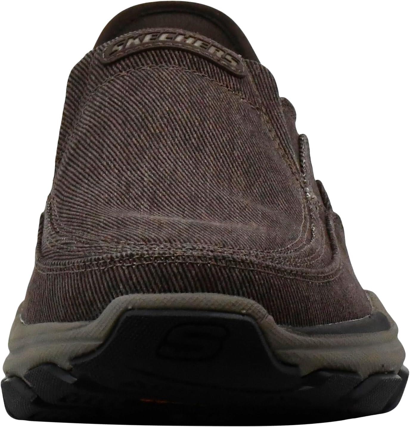 imageSkechers Mens Respected Holmgren SlipinBrown