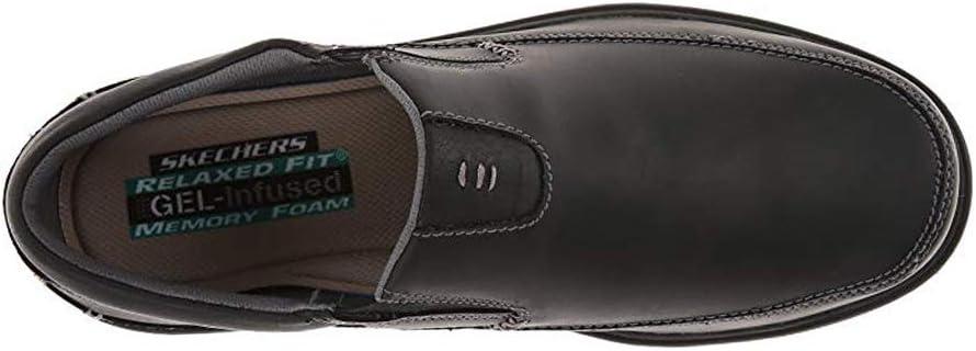 imageSkechers Mens Segment The Search Slip On LoaferBlack Leather