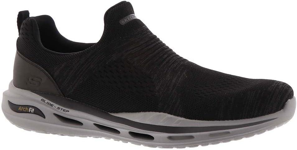 imageSkechers Mens Summits Hight Range Slipin SneakerBlack Knit Synthetic