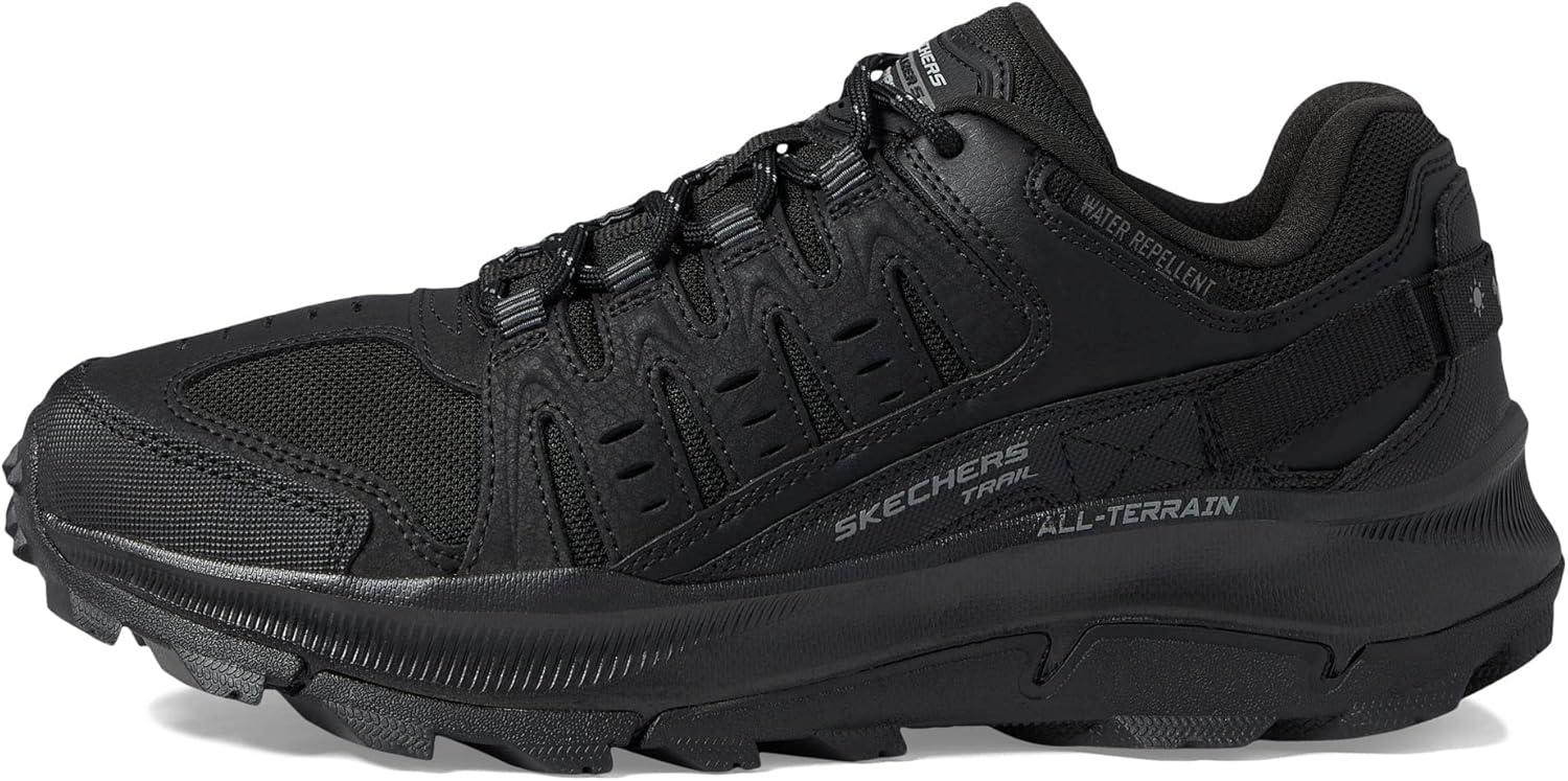 imageSkechers Mens Summits Hight Range Slipin SneakerBlack Leather Mesh Black Trim