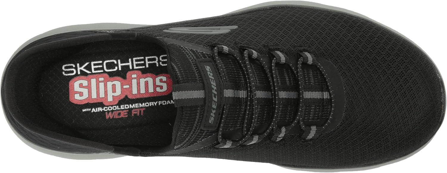 imageSkechers Mens Summits Hight Range Slipin SneakerBlackCharcoal
