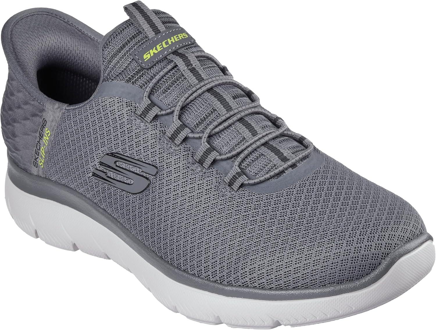 imageSkechers Mens Summits Hight Range Slipin SneakerCharcoal