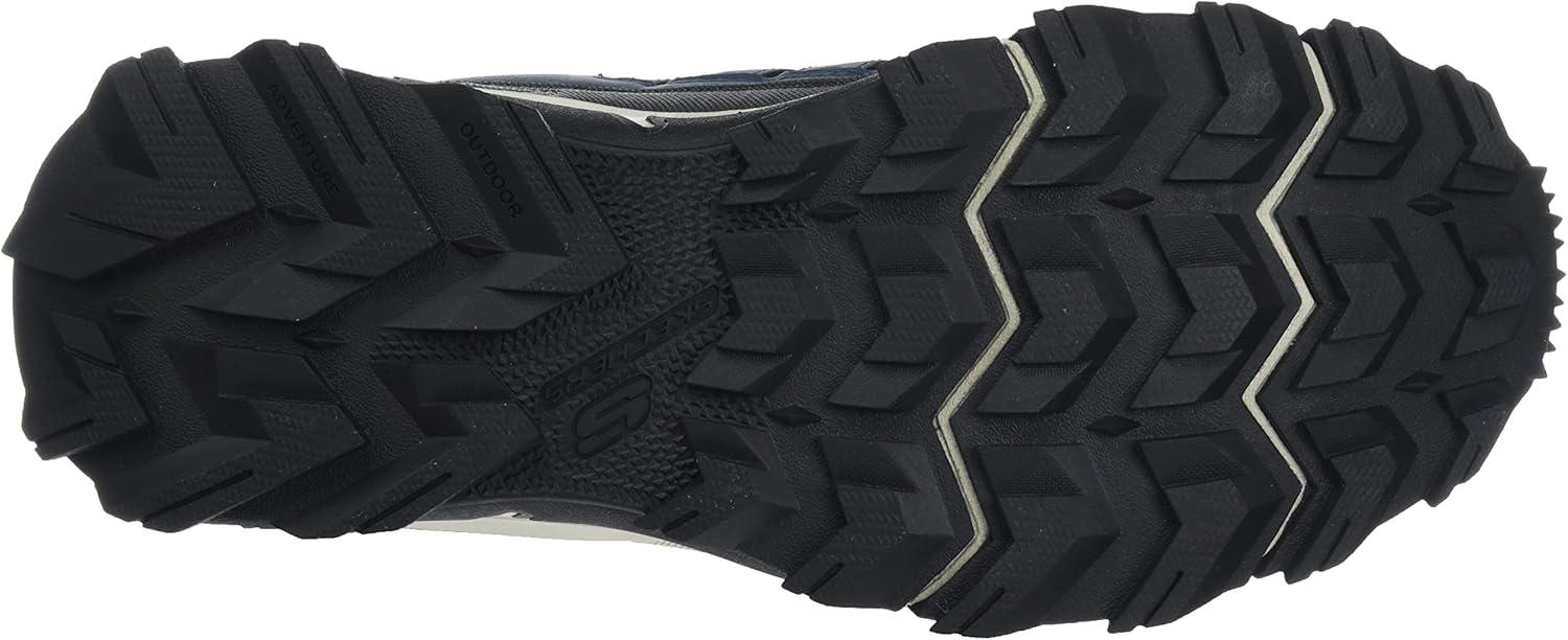 imageSkechers Mens Summits Hight Range Slipin SneakerNavy Leather Mesh Orange Trim