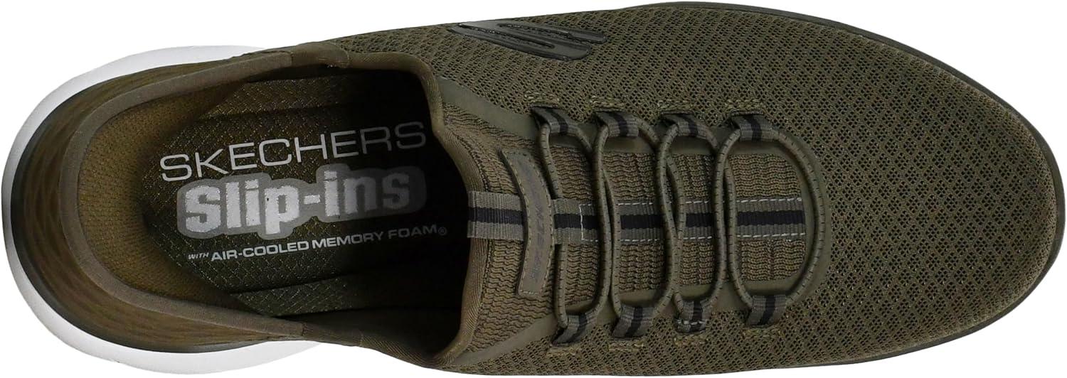 imageSkechers Mens Summits Hight Range Slipin SneakerOlive